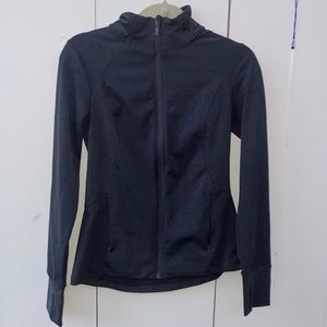 Size (S), All in Motion (target brand), strong stretchy material, thumb holes